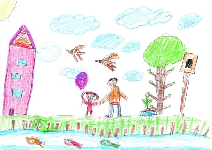 What do children’s drawings tell us about life at home?
